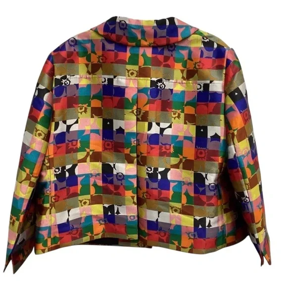 Akris multicolor geometric print blazer - Picture 5 of 11